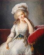 Portrait of Louise Marie Adelaide de Bourbon, eisabeth Vige-Lebrun